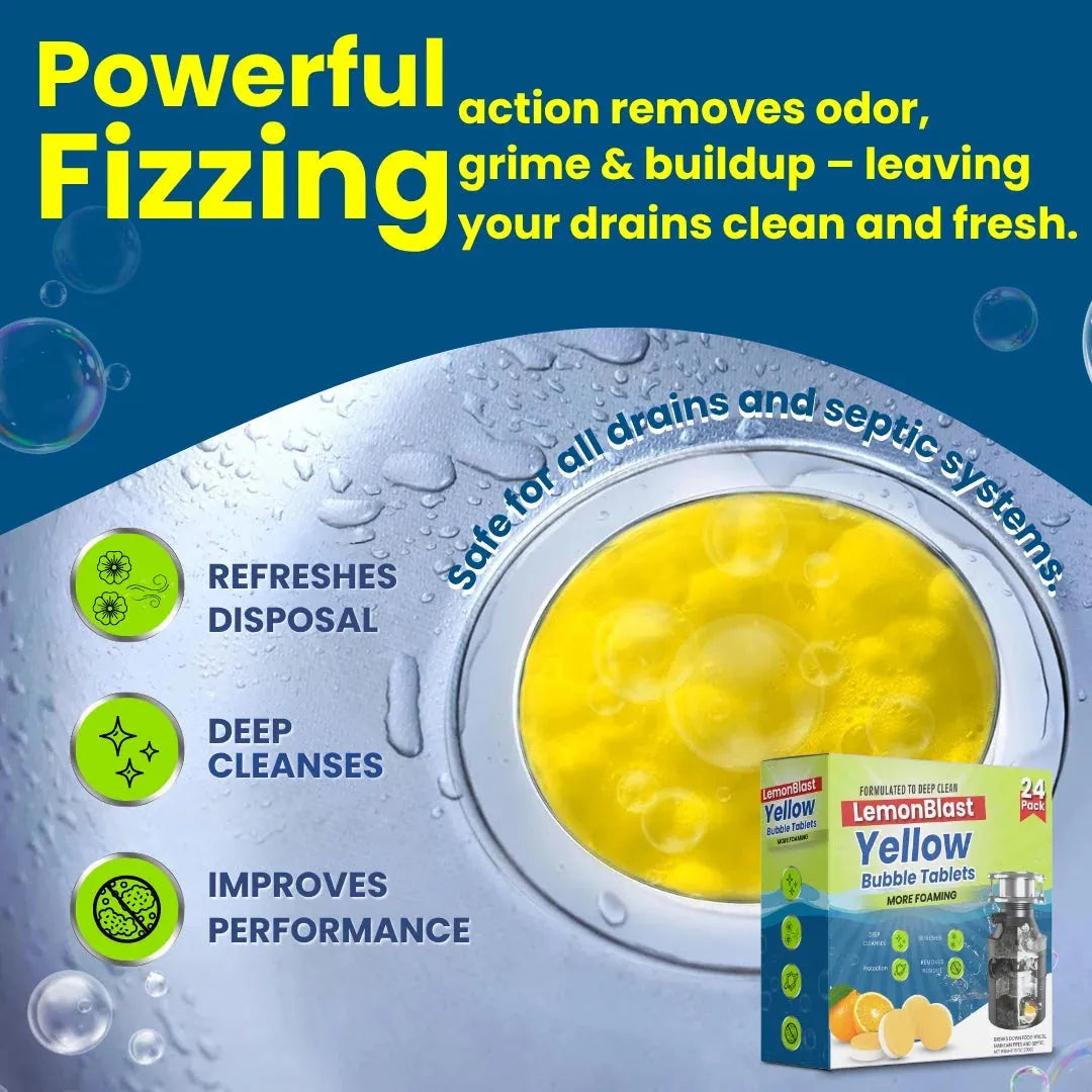 LemonBlast™ | Nimboo Bubble Tablets for Deep Cleaning